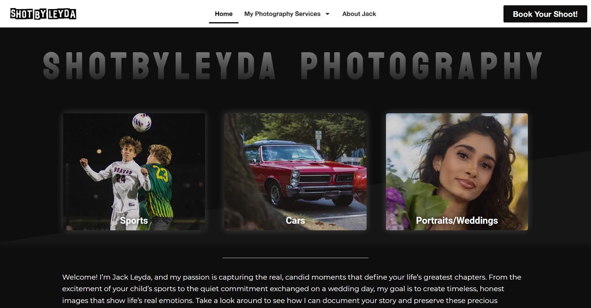ShotByLeyda website